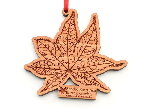 Rancho Santa Ana Botanic Garden Japanese Maple Leaf Ornament