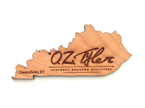 O.Z. Tyler Kentucky Bourbon Distillery Kentucky Logo Insert Magnet