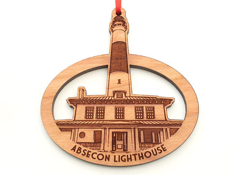 Absecon Lighthouse Oval Ornament