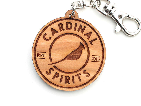 Cardinal Spirits Logo Key Chain