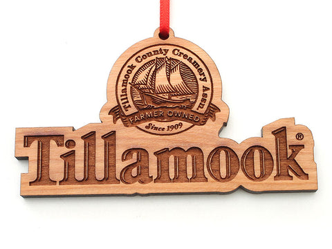 Tillamook Logo Cut Out Ornament