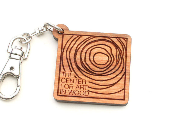Center for Art in Wood Logo Key Chain