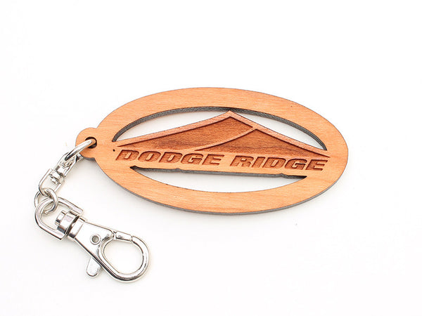 Dodge Ridge Logo Key Chain - Nestled Pines