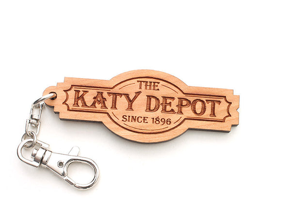 Katy Depot Logo Key Chain - Nestled Pines