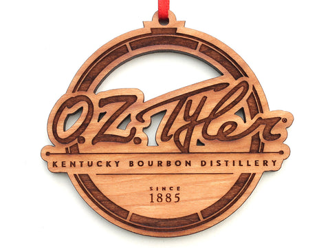 O.Z. Tyler Kentucky Bourbon Distillery Logo Ornament