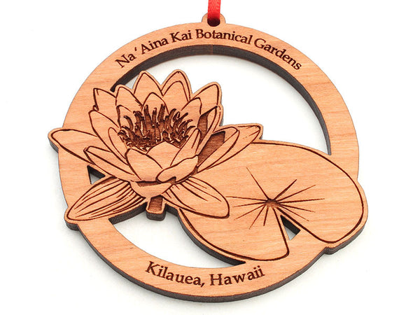 Na 'Aina Kai Botanical Gardens Lotus Flower Alt Ornament