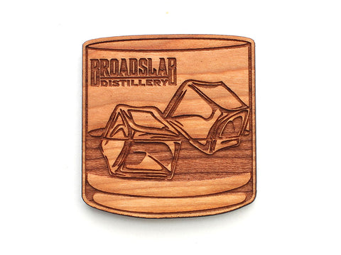 Broadslab Distillery Lowball Rocks Magnet