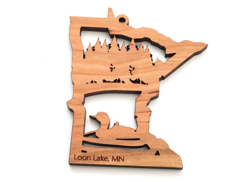 Minnesota State Loon Ornament - Nestled Pines