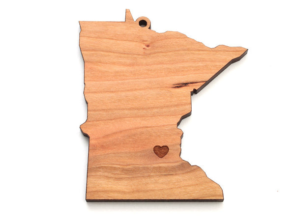 Minnesota State Ornament - Nestled Pines