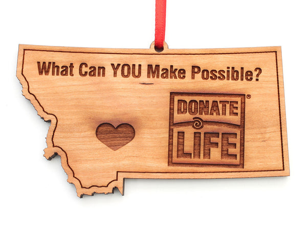 Montana Donate Life Ornament ALT
