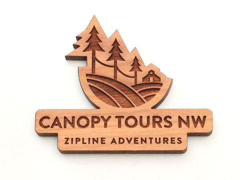 Canopy Tours Logo Magnet