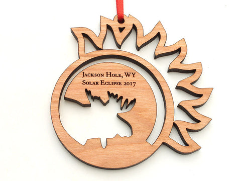 Wyoming Outfitters Solar Eclipse Moose Ornament