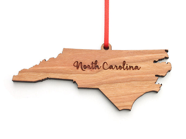 Our State Store North Carolina State Ornament Revised - Nestled Pines