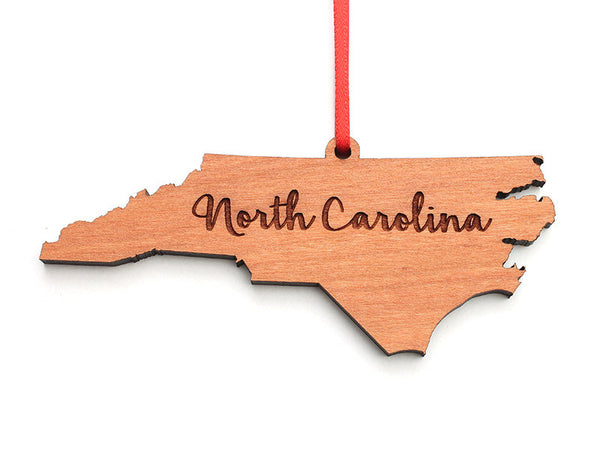 Our State Store North Carolina State Ornament Rev 2 Alt - Nestled Pines