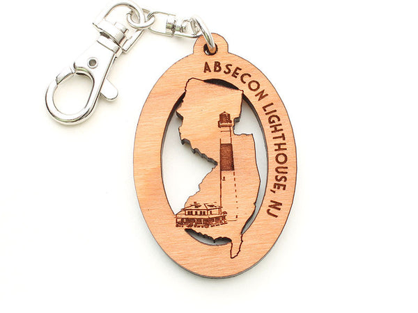 Absecon Lighthouse New Jersey Key Chain