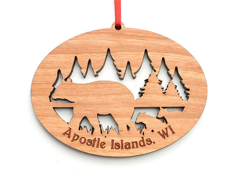 Apostle Island NLS NW Bear Cubs Ornament - Nestled Pines