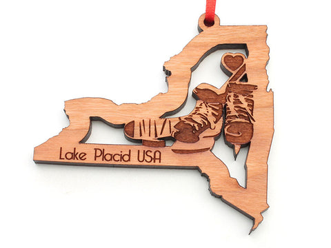 Lake Placid New York State Ornament Hockey Insert