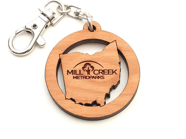Mill Creek Ohio Logo Key Chain