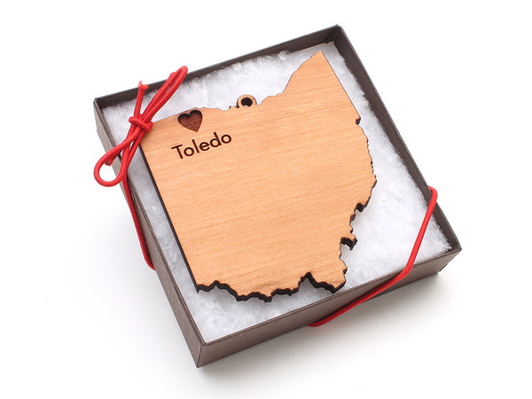 Taste of Toledo Ohio Ornament - Nestled Pines