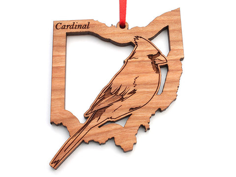 Ohio State Bird Ornament - Cardinal