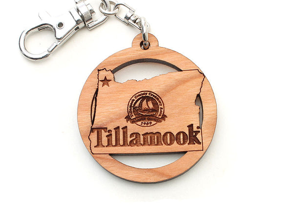 Tillamook Oregon State Logo Key Chain
