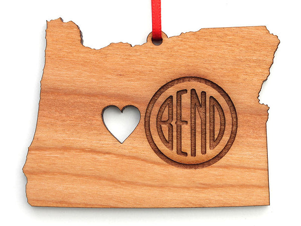 Simply Bend Oregon Logo Engraved Ornament