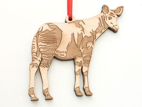 White Oak Conservation Okapi Ornament