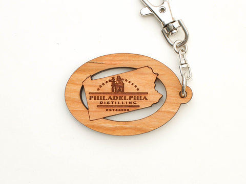 Philadelphia Distilling Pennsylvania State Key Chain