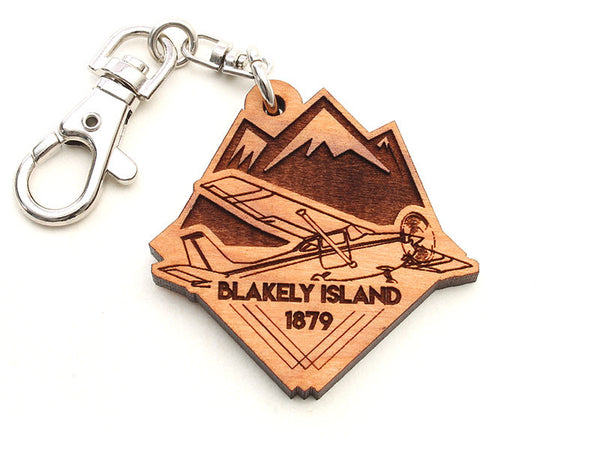 Blakely Island Cessna Airplane Key Chain