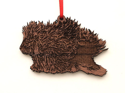 North American Porcupine Ornament
