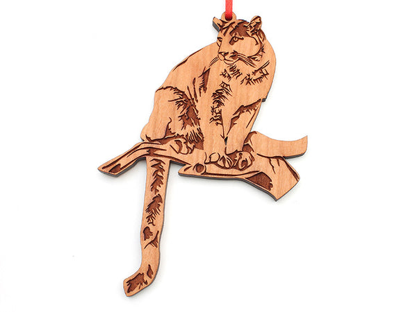 Tiger Creek Mountain Lion Ornament (2) - Nestled Pines