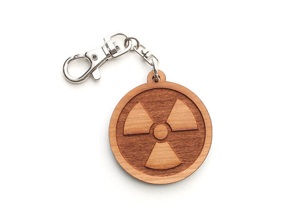 Radioactive Symbol Key Chain - Nestled Pines