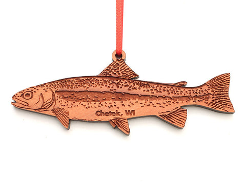 Lucky Day Rainbow Trout Ornament ND - Nestled Pines