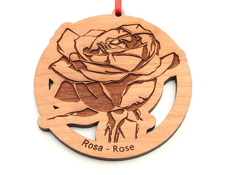 Rose Flower 2 Ornament