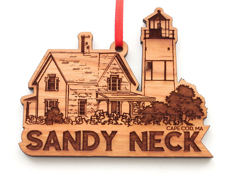 Cape Cod Sandy Neck Lighthouse Ornament