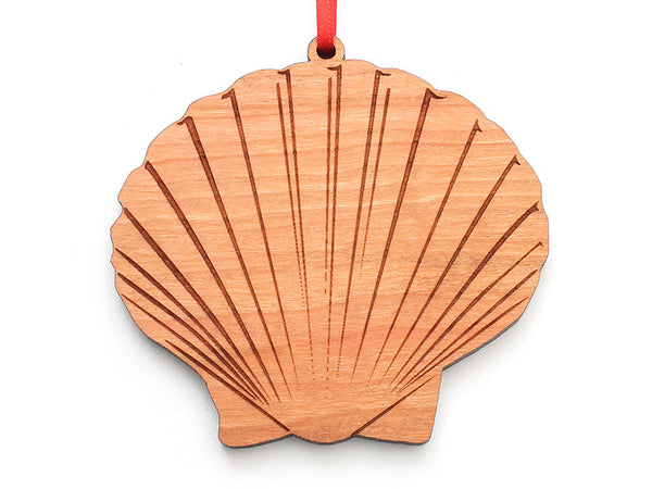 Scallop Shell Ornament - Nestled Pines