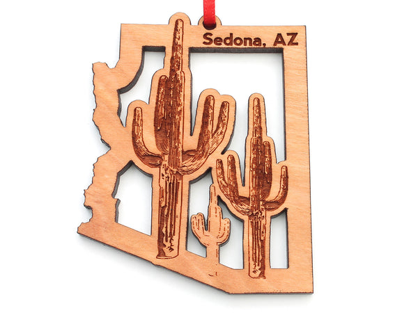 Sedona Arizona Saguaro Cactus Insert Ornament