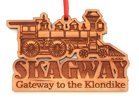 Skagway Alaska Train Ornament
