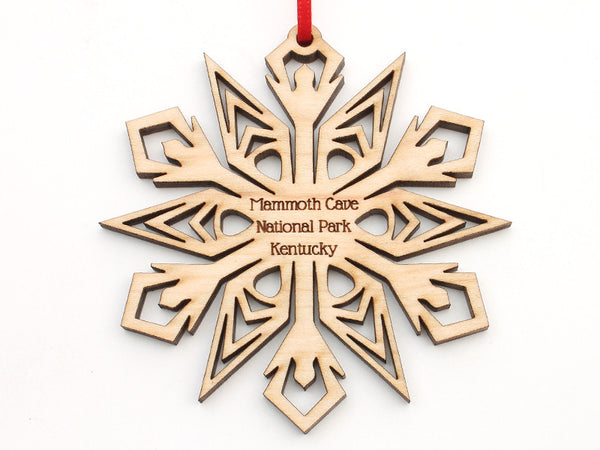 Mammoth Cave Maple Snowflake Ornament - Nestled Pines