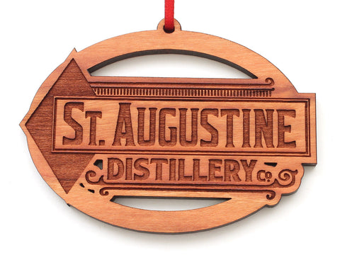 St Augustine Distillery Oval Ornament
