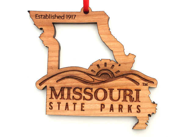 Missouri State Parks Logo Missouri State Insert Custom Ornament