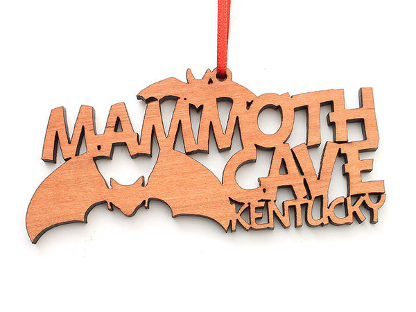 Mammoth Cave KY Text Ornament - Nestled Pines