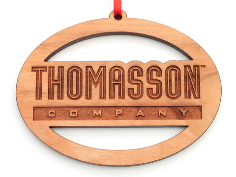 Thomasson Logo Oval Ornament