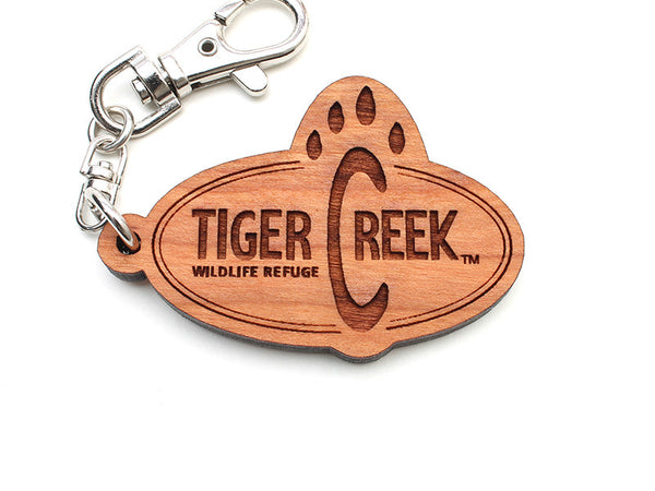 Tiger Creek Custom Logo Key Chain - Nestled Pines