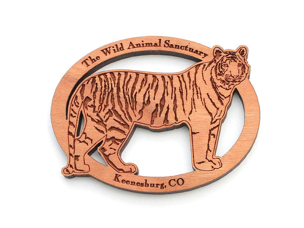 Wild Animal Sanctuary Tiger Oval Ornament