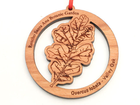 Rancho Santa Ana Botanic Garden Valley Oak Leaf Ornament