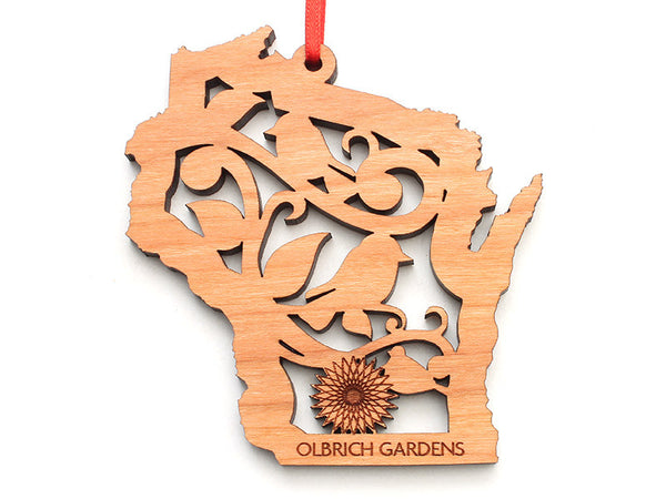 Olbrich Gardens WI Bird Insert Ornament - Nestled Pines
