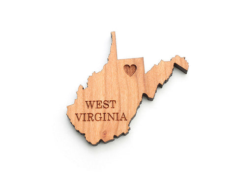 West Virginia State Magnet - Nestled Pines