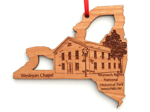 Women's Rights NHP Wesleyan Chapel New York State Ornament