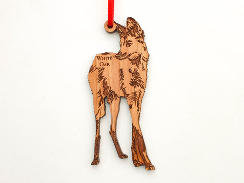 White Oak Conservation Maned Wolf Ornament